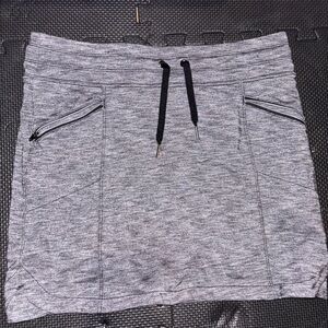 Athleta Heather Gray Mini Skirt
